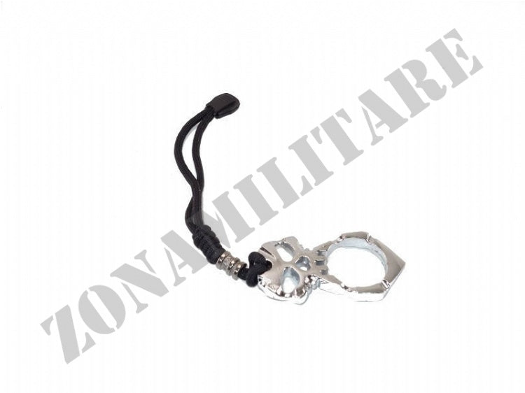 Noccoliera Silver Americana Ad Un Dito Con Laccetto