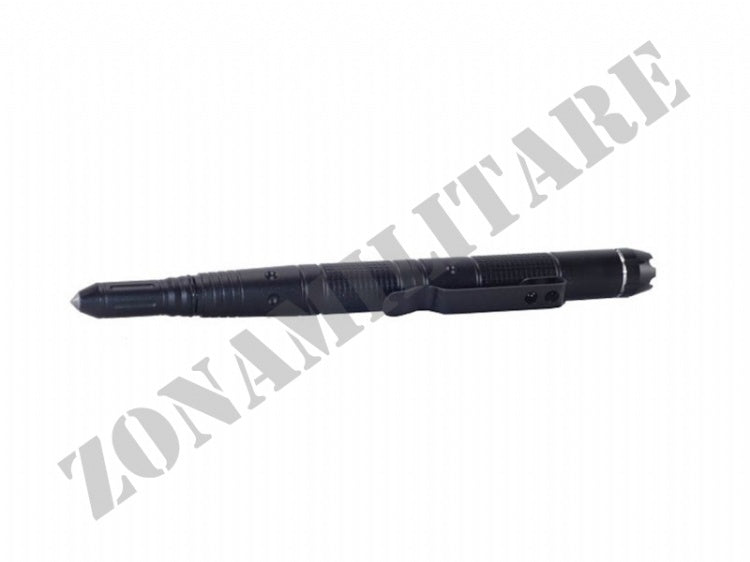 Penna Tattica Da Difesa Con Torcia E Rompi Vetro
