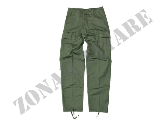 Pantalone Bdu Rip Stop Colorazione Verde Fostex
