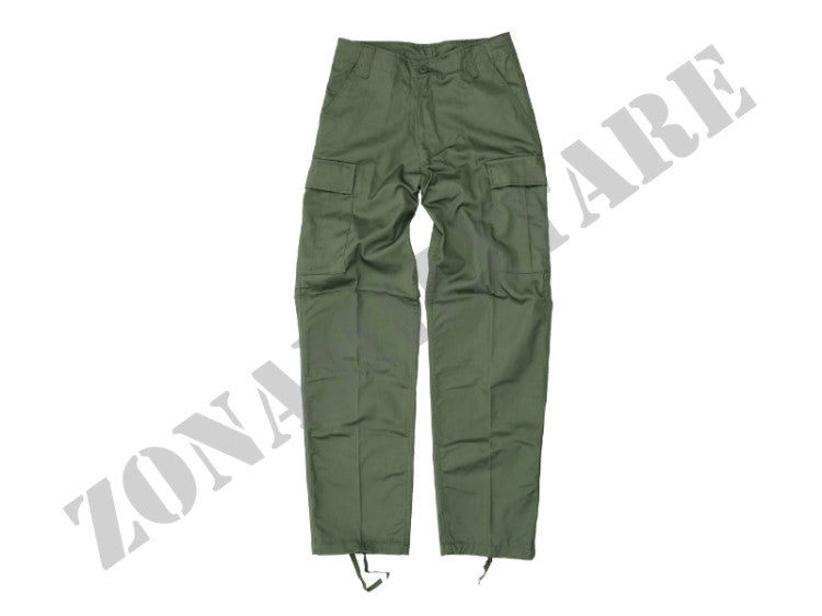 Pantalone Bdu Rip Stop Colorazione Verde Fostex