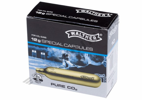 CO2 PURO DA 10 CAPSULE DA 12gr WALTHER