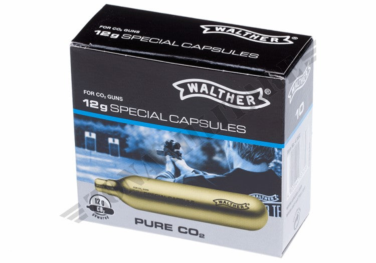 CO2 PURO DA 10 CAPSULE DA 12gr WALTHER