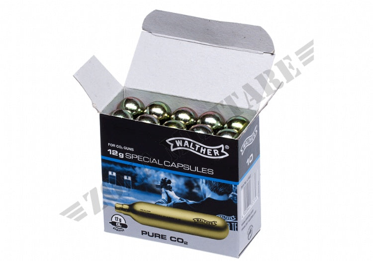 CO2 PURO DA 10 CAPSULE DA 12gr WALTHER