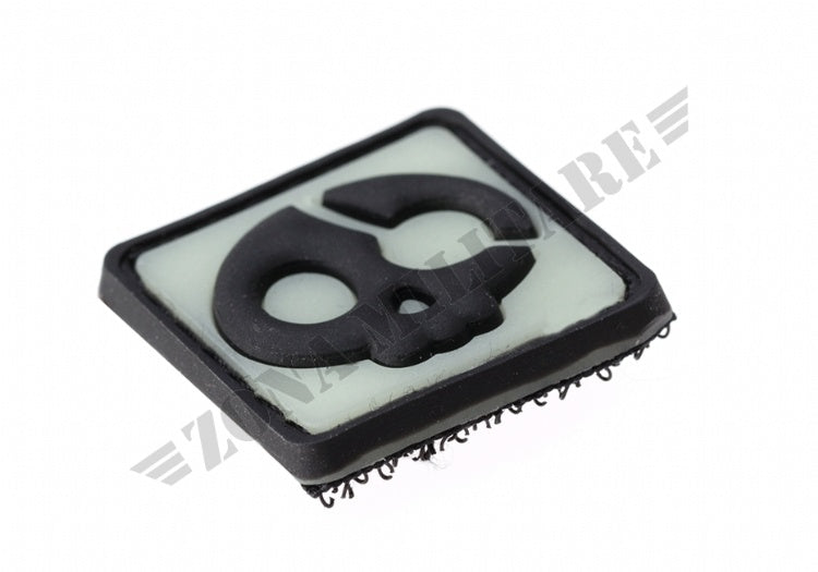 Patch Gommata Halloween Pirate Rubber Jtg Glow Back