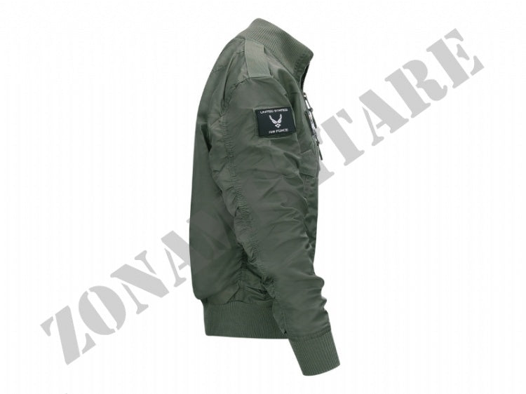 Giacca Bomber F-35 Flight Jacket Colore Verde