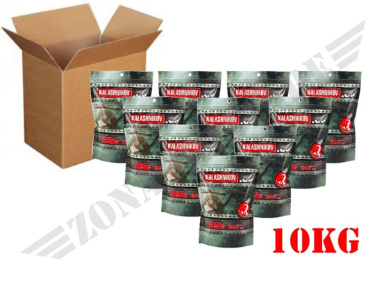 Confezione Da 10Kg Di Pallini Kalashnikov Da 0,25Gr