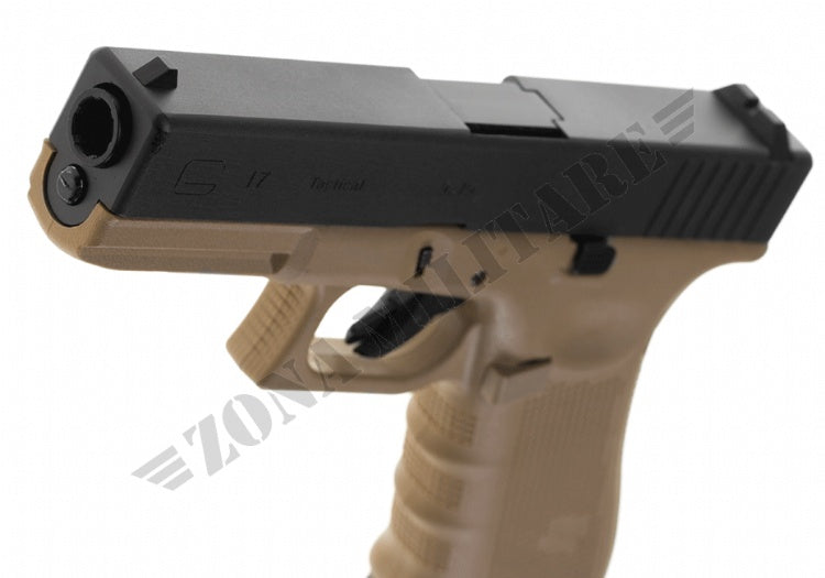 PISTOLA G17 WE A GAS NERA E TAN