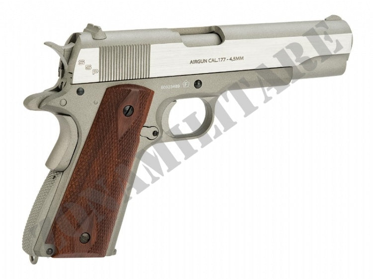 Colt 1911 Seventies Ssp Co2 Blowback Cal.4.5 Pot.<7.5 Joule Swiss Arms