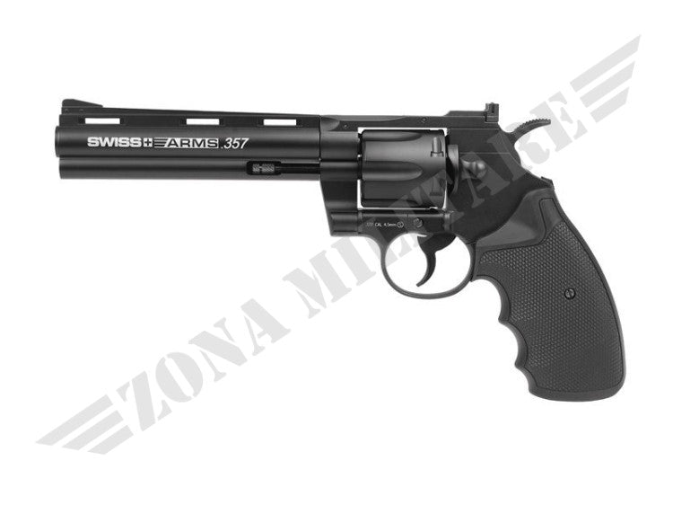 Revolver PYTHON 357 CANNA DA 6 POLLICI Cal.4.5 Pot.<7.5 SWISS ARMS