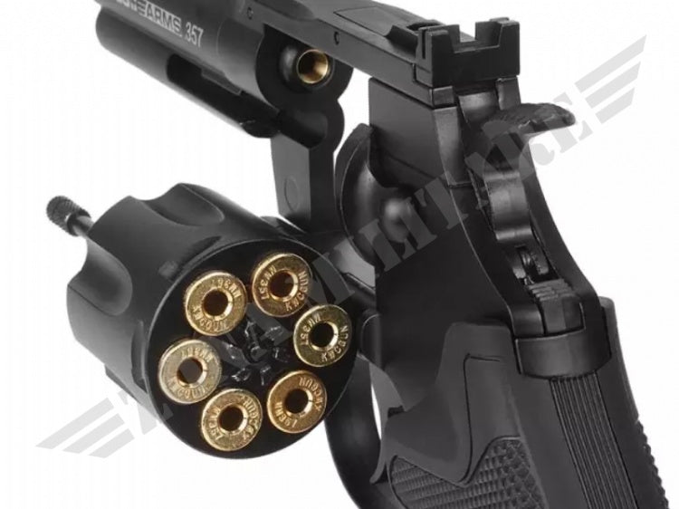 Revolver PYTHON 357 CANNA DA 6 POLLICI Cal.4.5 Pot.<7.5 SWISS ARMS