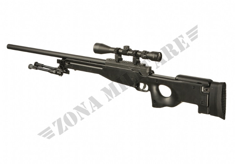 FUCILE SNIPER L96 RIFLE SET BLACK COMPLETE VERSION WELL