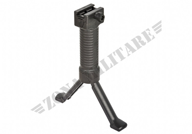 Impugnatura E Bipiede Battle Axe In Abs A Scatto Colore Nero