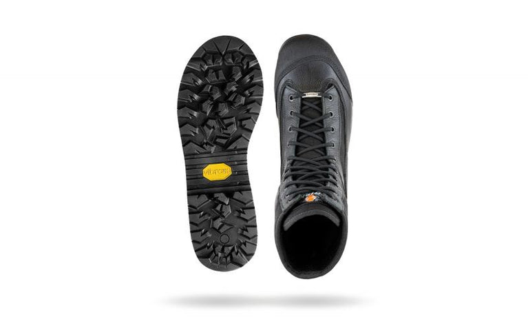 Anfibio Leopard Pelle Nero Crispi