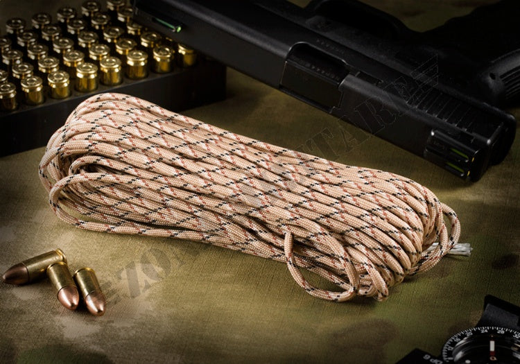 Paracord 550Lb 50 Feet Desert Camo Invader Gear