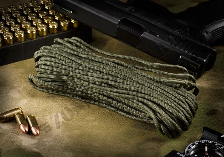 Paracord 550Lb Gun Grey Reflective Invader Gear