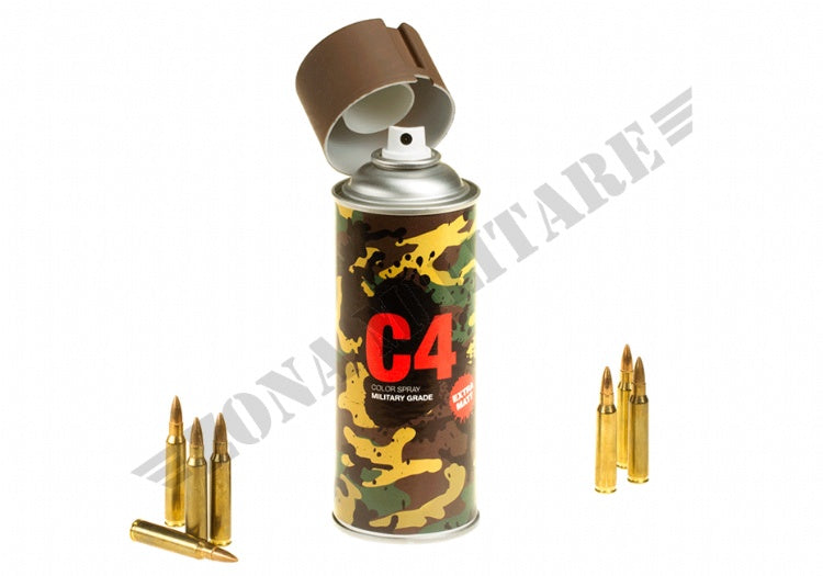 Vernice Spray C4 Mil Grade Colore Ral 8027 Armamat