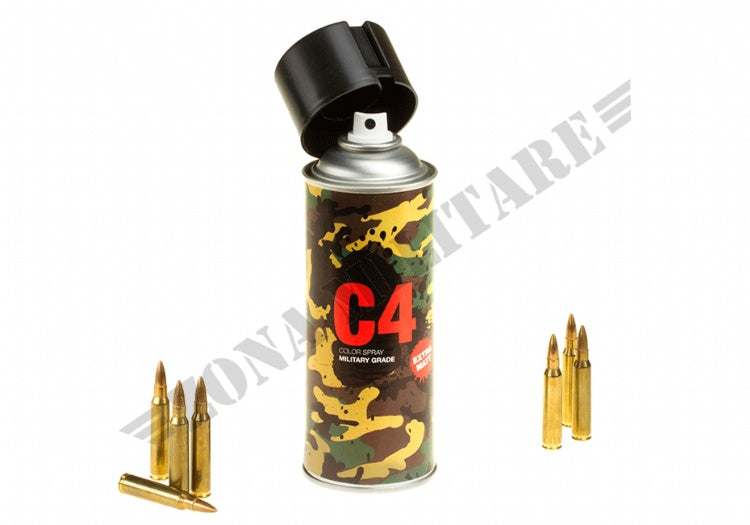 Vernice C4 Mil Grade Color Spray Spray Ral 9021 Armamat