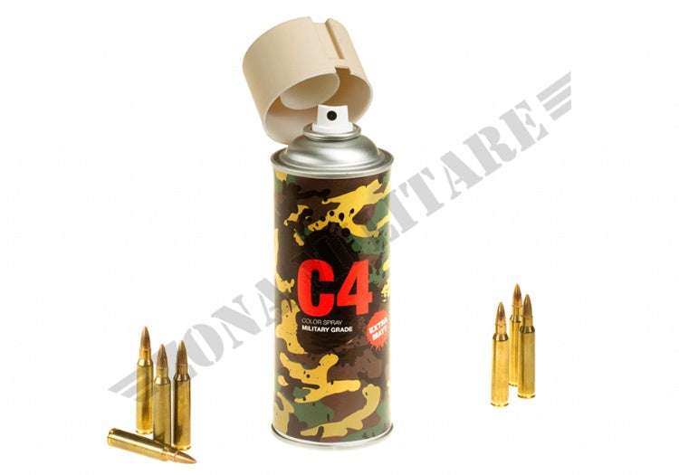 Vernice C4 Mil Grade Color Spray Spray Ral1039 Armamat