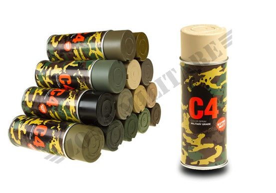 Vernice C4 Mil Grade Color Spray Spray Ral1039 Armamat