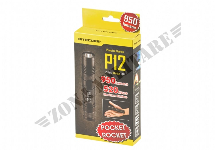 Torcia Nitecore P12 Precise Tactical 950 Lumen