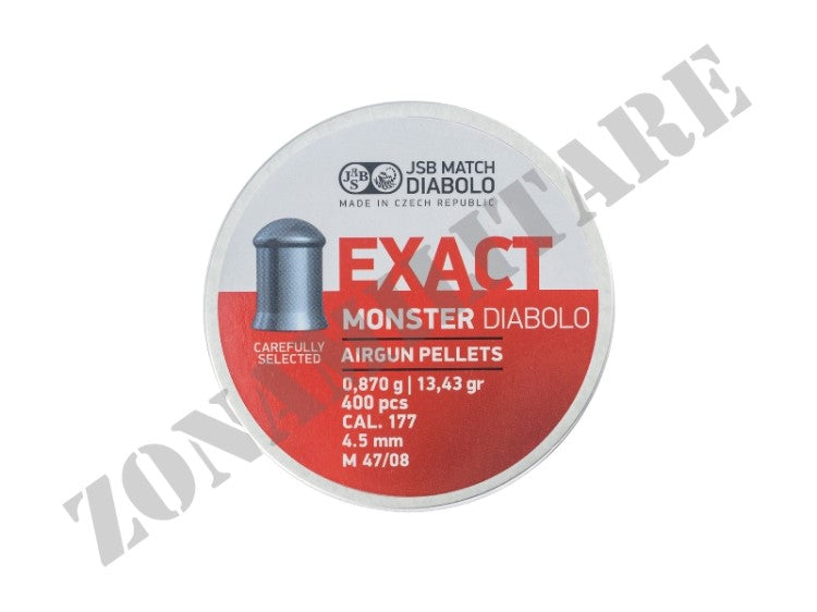 Piombini Jsb Exact Monster Diabolo Cal.4.52 Confezione Da 400Pcs