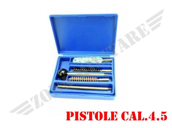 SET Pulizia Per Pistole Cal.4.5 A Cofanetto