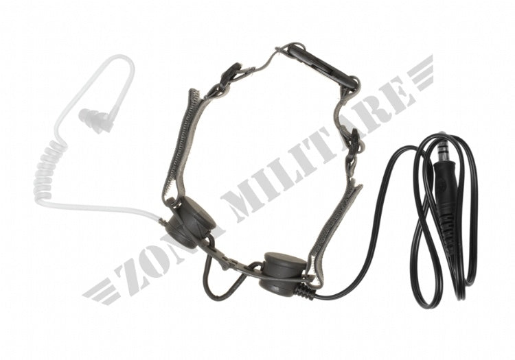 Tactical Throat Mic Black Z-Tactical Acu