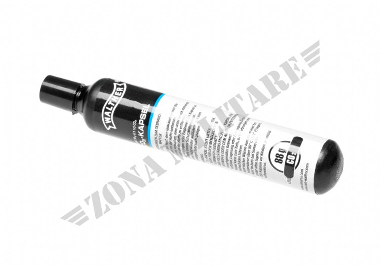 CAPSULA DI CO2 DA 88gr NERA WALTHER