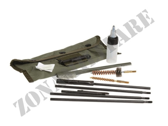 Kit Pulizia Us Cal.5.56 M16 / Famas / G36 Con Fodero Olive Miltec