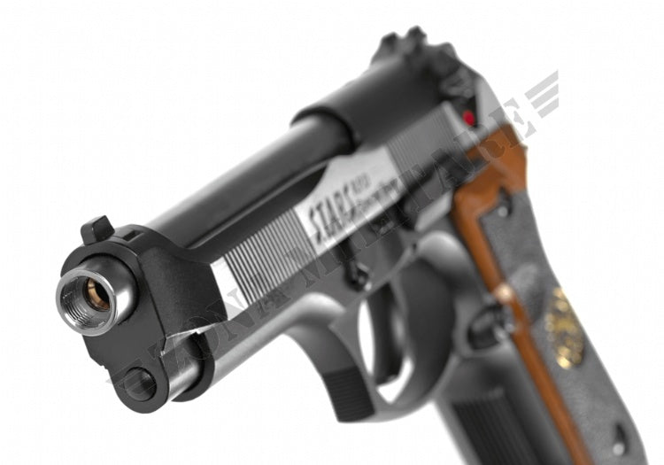 Pistola M92 Samurai Edge Biohazard Full Metal Co2 We Dual Tone
