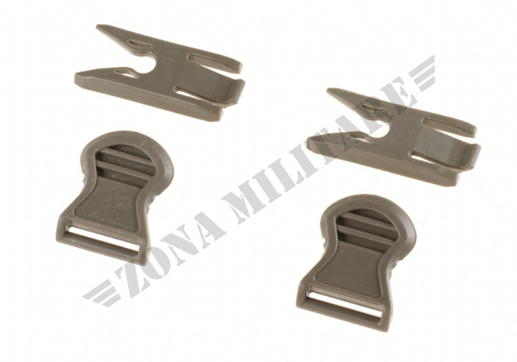 Goggle Swivel Clips 19Mm Fma Foliage Green