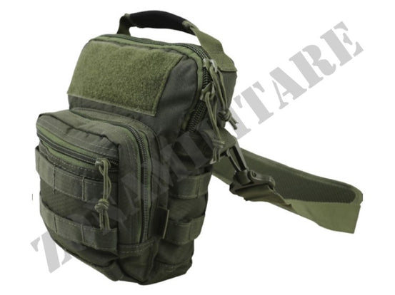 Monospalla Hex Stop Explorer Shoulder Bag Olive Green Kombat
