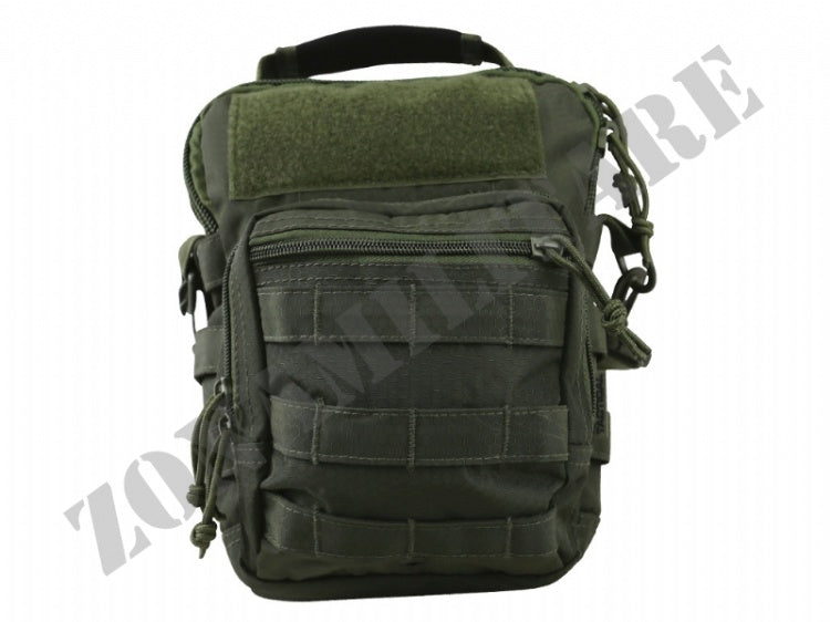 Monospalla Hex Stop Explorer Shoulder Bag Olive Green Kombat