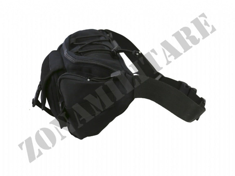 Marsupio Tactical Waist Bag Black Kombat