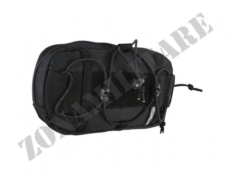 Tasca Utility Fast Pouch Con Zip Kombat Black