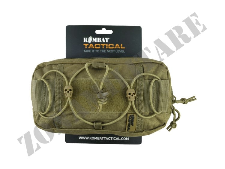Tasca Utility Fast Pouch Con Zip Kombat Coyote