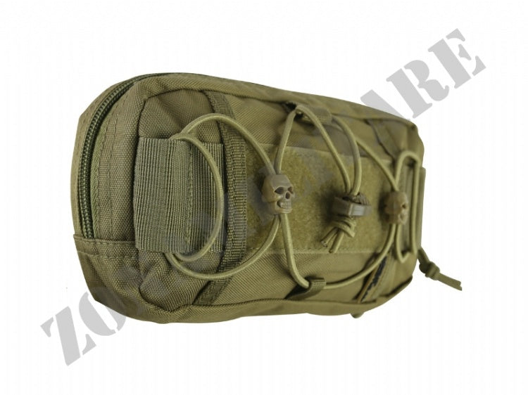Tasca Utility Fast Pouch Con Zip Kombat Coyote