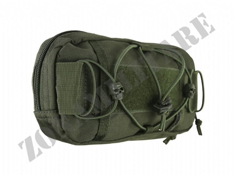 Tasca Utility Fast Pouch Con Zip Kombat Od Green