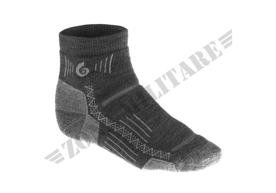 Hiking Tech Medium Weight Mini Crew Point6 Grey Color