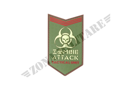 Zombie Attack Rubber Patch Multicam Jtg