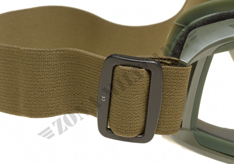 Dlg Googles Clear Od Green Invader Gear
