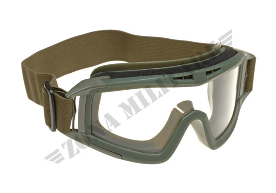 Dlg Googles Clear Od Green Invader Gear