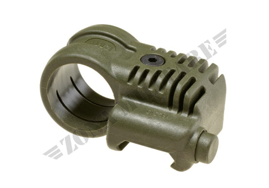Picatinny Qr Offset Flashlight Adaptor Caa Green Od