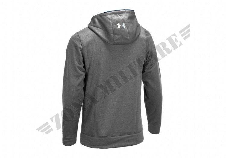 Felpa Ua Fleece Storm Big Logo Hoody Under Armour Grey