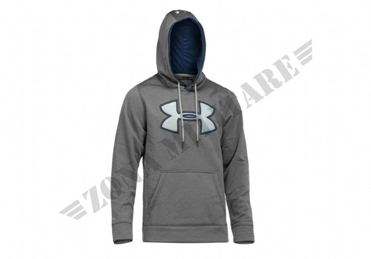 Felpa Ua Fleece Storm Big Logo Hoody Under Armour Grey