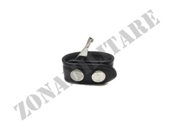 Distanziale Con Chiavi Per Manette In Cuoio Nero VEGA HOLSTER