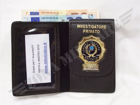 PORTAFOGLIO INVESTIGATORE PRIVATO VEGA HOLSTER