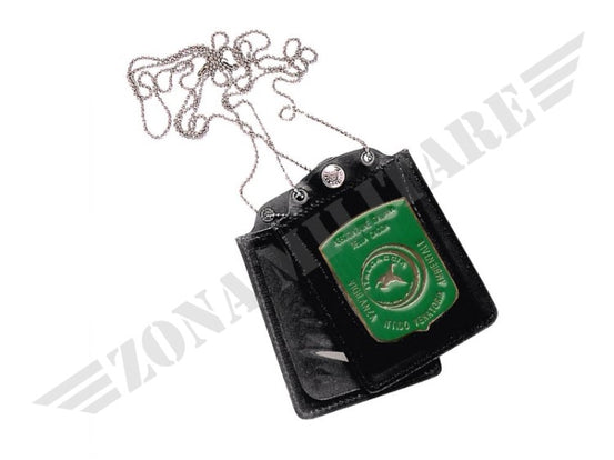 Porta Placca Con Catenella Vigilanza Ittico Venatoria