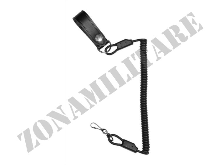 Correggiolo Per Pistola Cuoio Nero Vega Holster