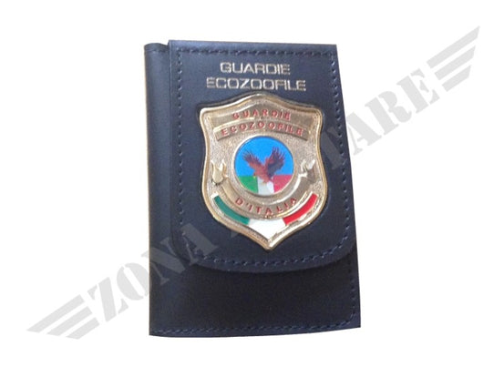 Portafoglio Guardie Ecozoofile D'Italia In Cuoio